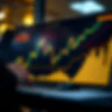 Analyzing Oil Market Trends Financial graph depicting oil market trends