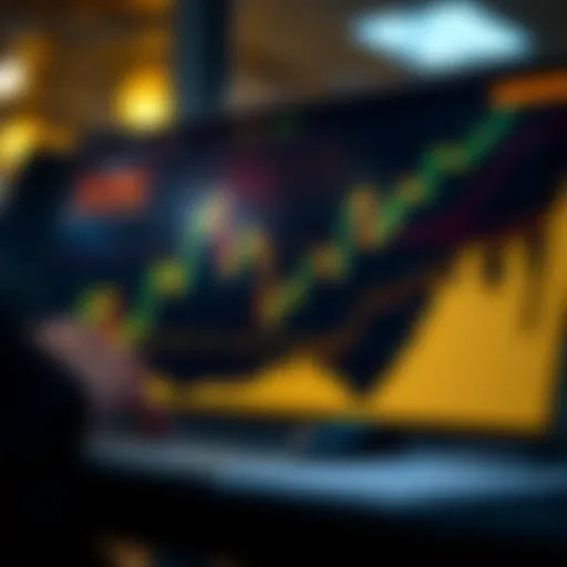 Analyzing Oil Market Trends Financial graph depicting oil market trends