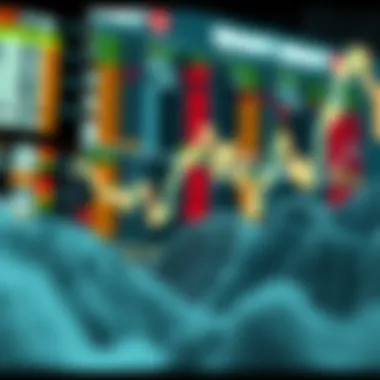 Understanding Market Fluctuations Conceptual illustration of market fluctuations