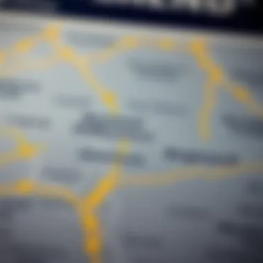 Map highlighting regional cost of living differences