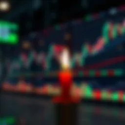 Illustration of various candle patterns in trading