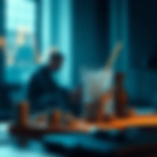 Conceptual representation of portfolio diversification