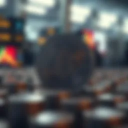 Visual representation of short selling mechanics in cryptocurrency.