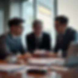 Strategic planning meeting for business growth