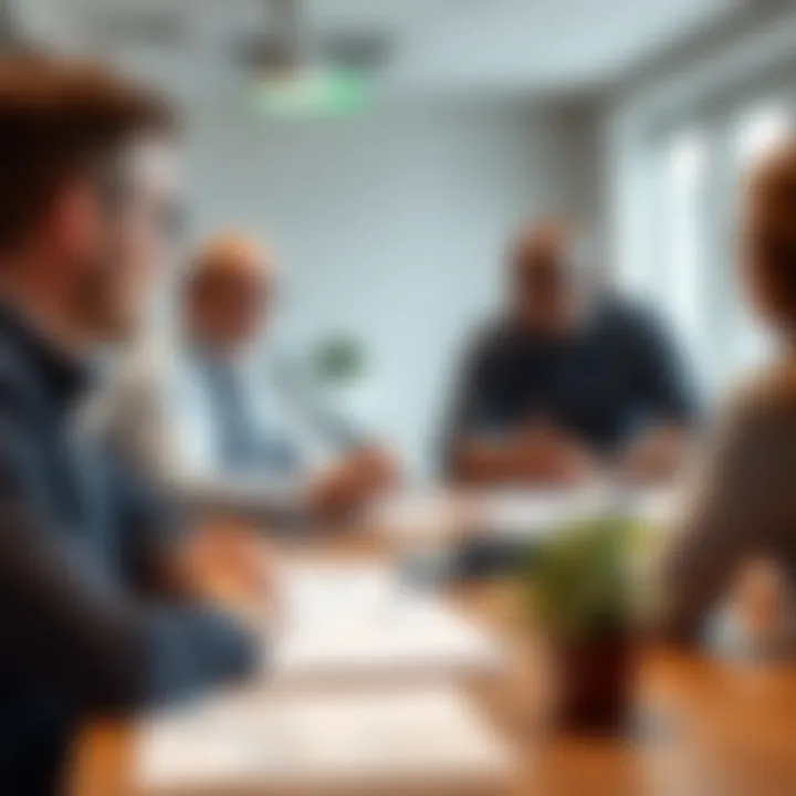 Expert instructors sharing knowledge in a classroom setting