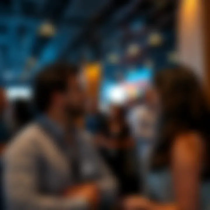 A professional networking event showcasing industry relevance