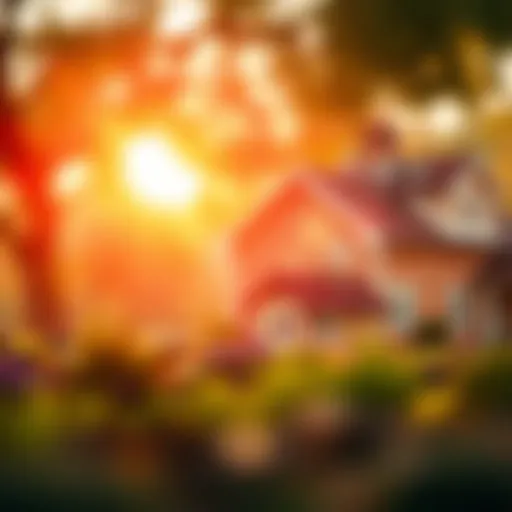 A visual representation of fluctuating interest rates impacting home refinancing decisions.