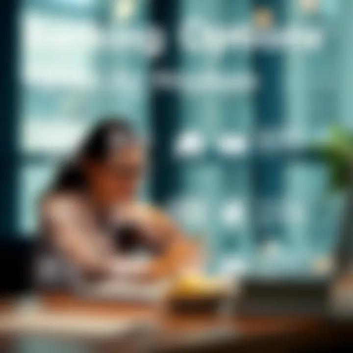 A graphic showing different banking options available to students