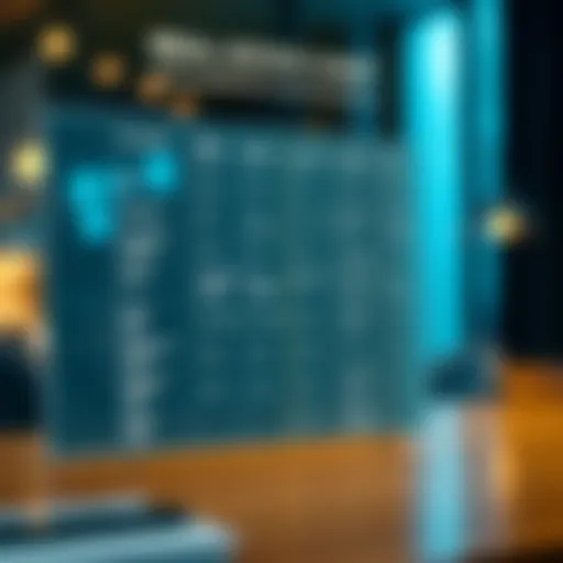 A comparison chart of real estate platforms