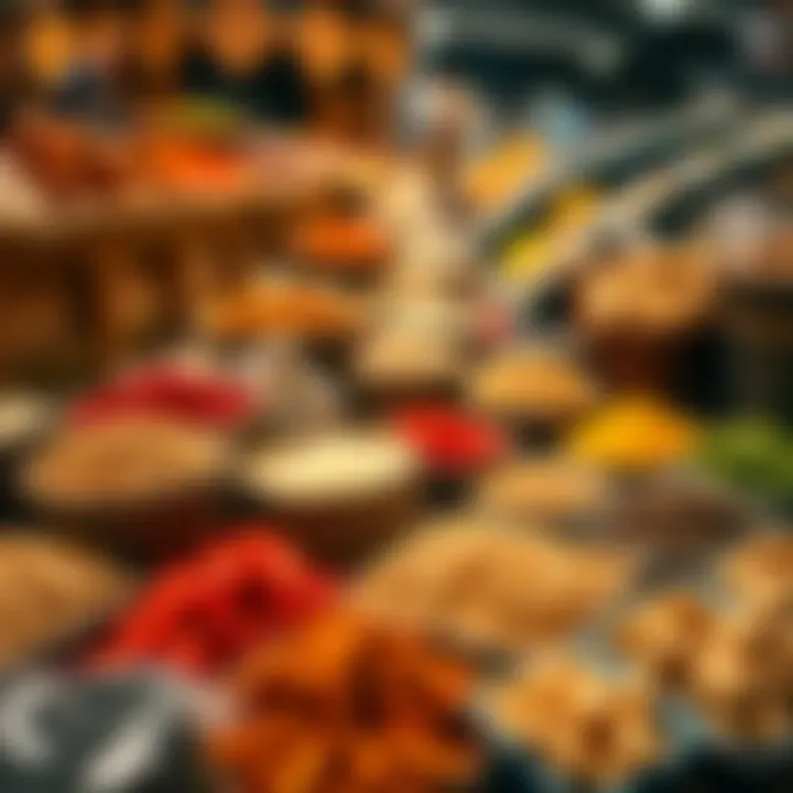 Diverse Commodities in the Market Different types of commodities displayed