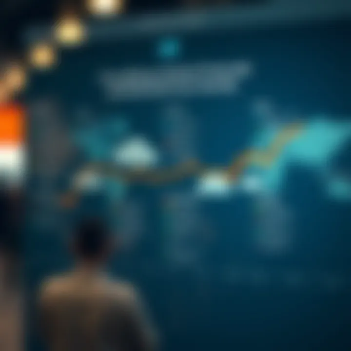 Global financial remittance flow chart