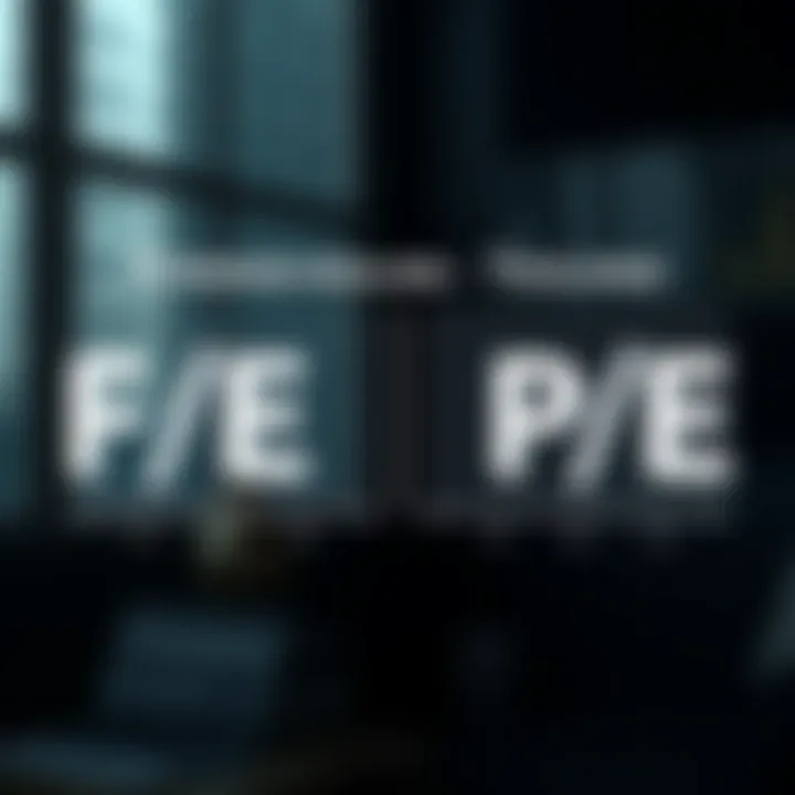 Comparative analysis of forward P/E and trailing P/E ratios