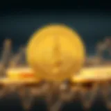 Gold Coin Elegance An elegant gold coin showcasing its luster and details