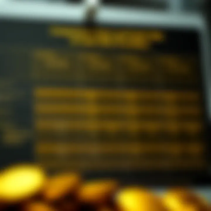 A detailed chart comparing different Gold IRA providers