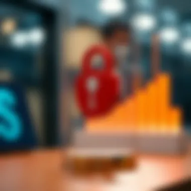 Secure Online Transactions A secure online transaction symbol representing safety in bidding