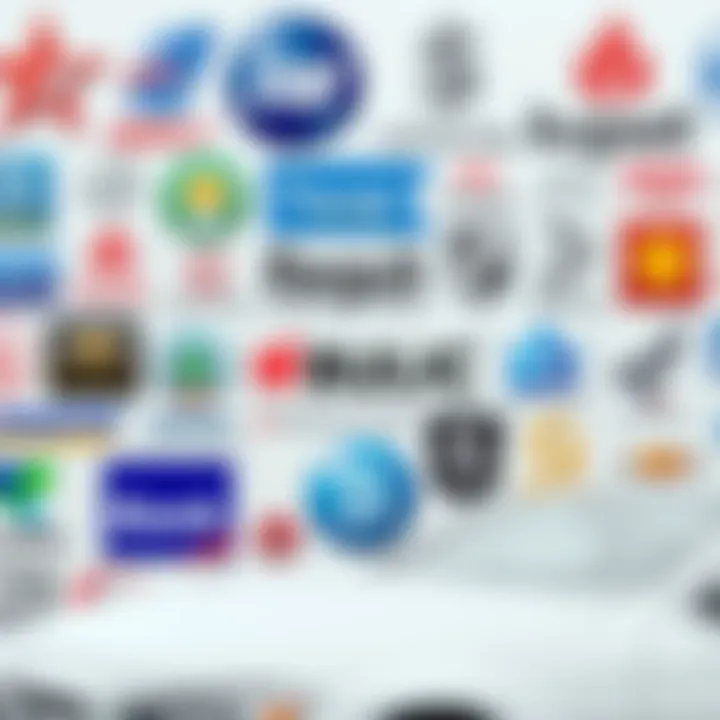 Collage of bank logos known for auto loans