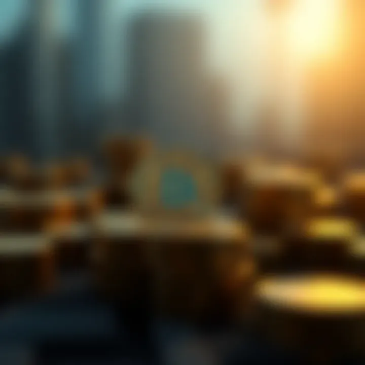 Ethical Implications of Cryptocurrency Artistic interpretation of the ethical implications surrounding cryptocurrency development.
