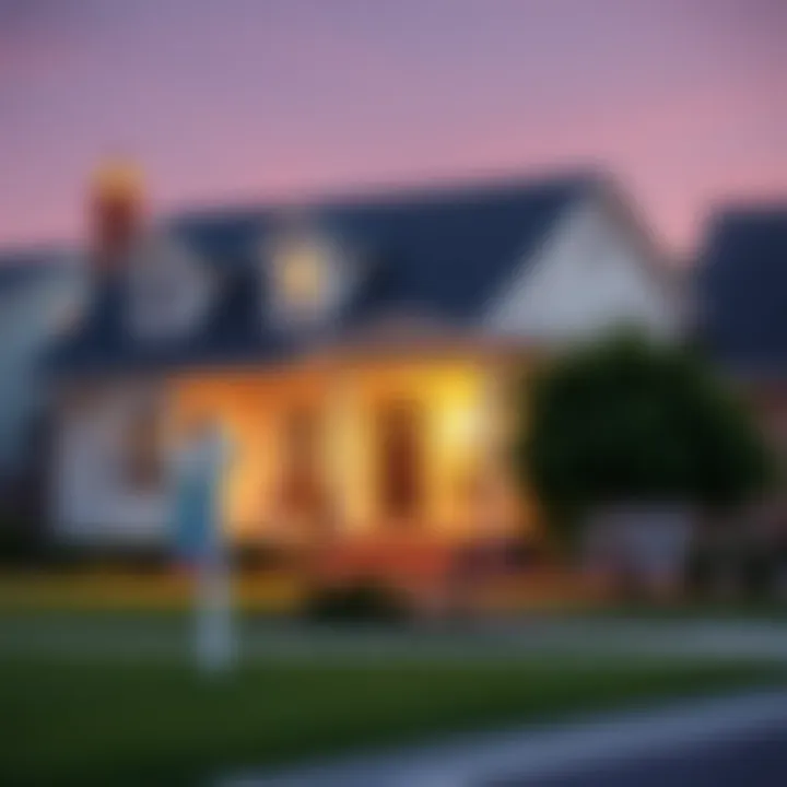 A well-maintained residential property showcasing curb appeal