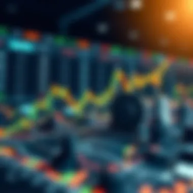Navigating the Stock Market Landscape Graphical representation of stock market investment growth