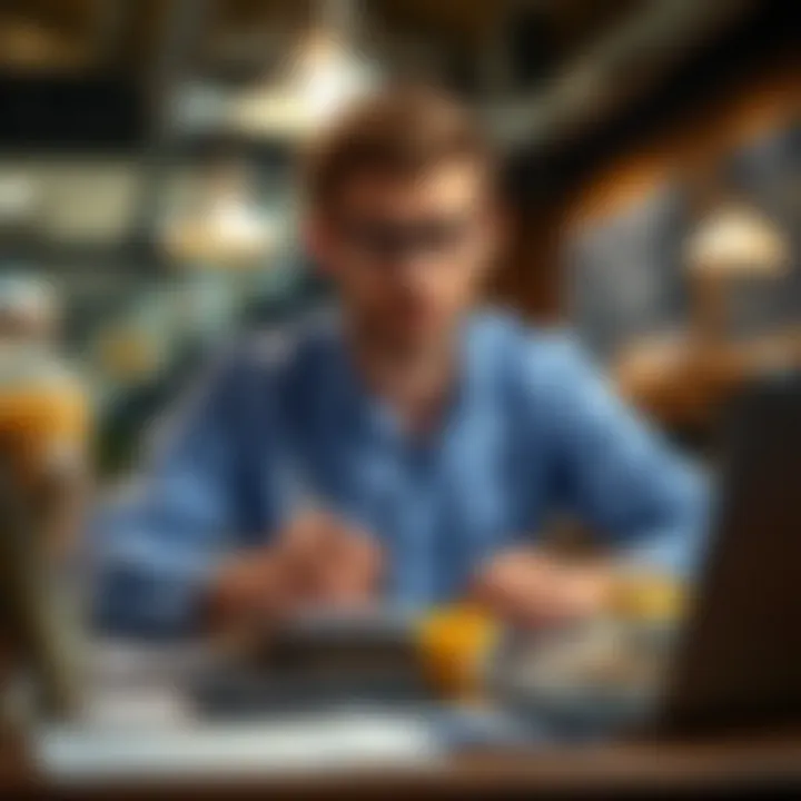 Illustration showing practical applications of personal finance management