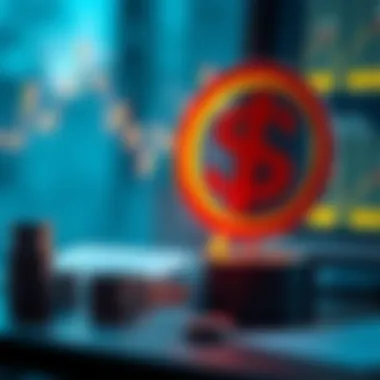 Visual metaphor for risk management in finance