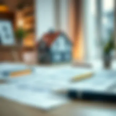 Application Preparation for Financing Illustration of document preparation for a rental property financing application.