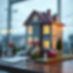 Conceptual representation of diverse financing options for rental properties.