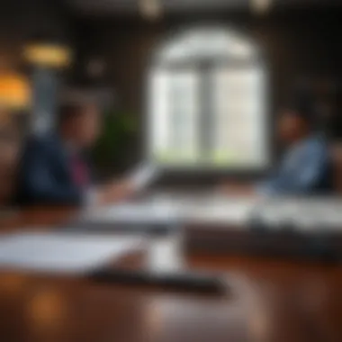 A negotiation table showcasing strategies for FSBO transactions