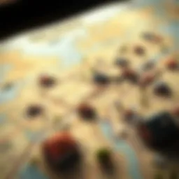 A detailed map showcasing various neighborhoods and market trends.