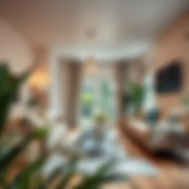 A cozy living room showcasing a well-maintained property