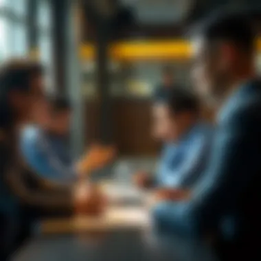 Investors' Strategic Discussion Investors engaging in a strategic discussion