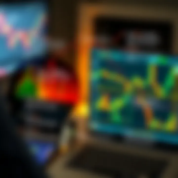 Visual representation of psychological factors affecting trading decisions