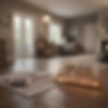 A cozy home interior with a sold sign