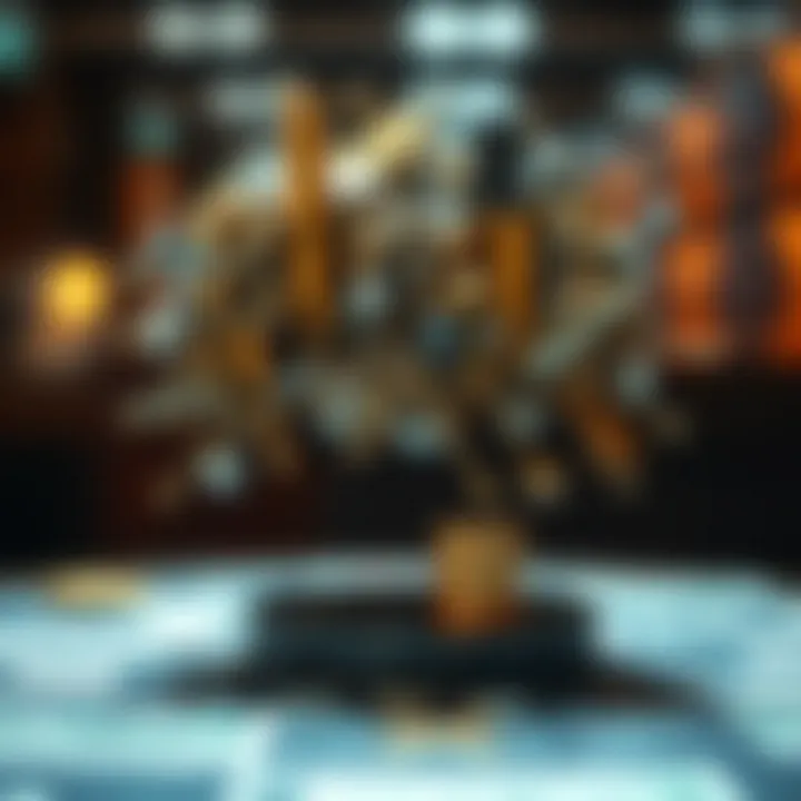 Complexities of Financial Decision-Making Symbolic representation of financial decision-making complexities.