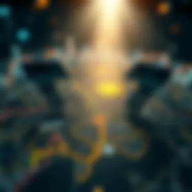 Map highlighting regions affected by globalization's economic impact