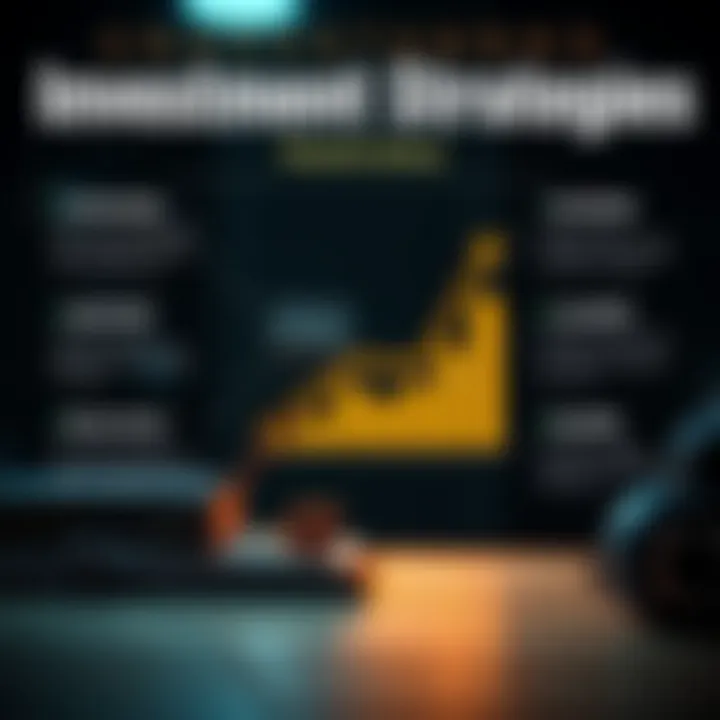 An infographic showing investment strategies