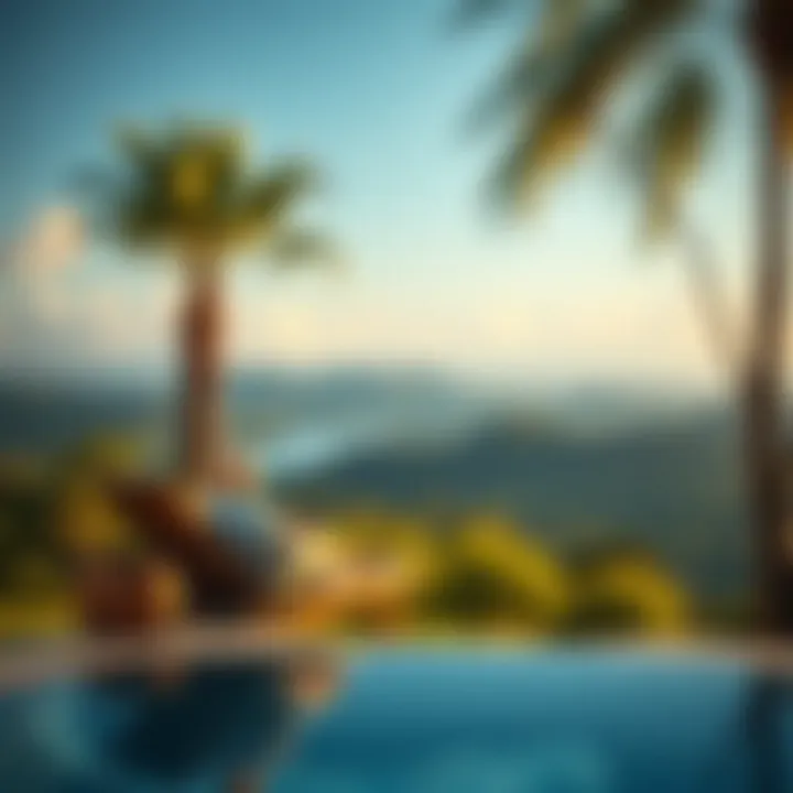 A serene landscape depicting retirement relaxation