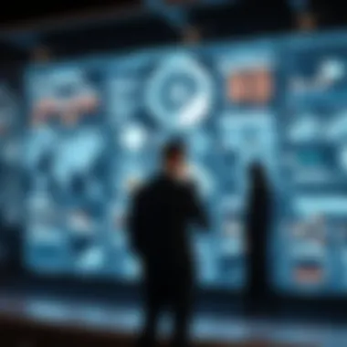 A technology integration visual representing finance software tools