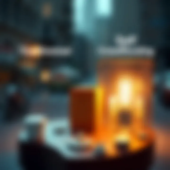 Visual representation of traditional versus self crowdfunding