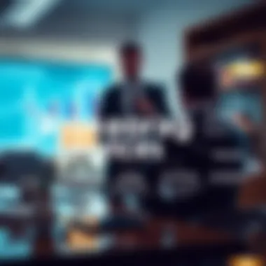 A detailed infographic of different types of brokerage services