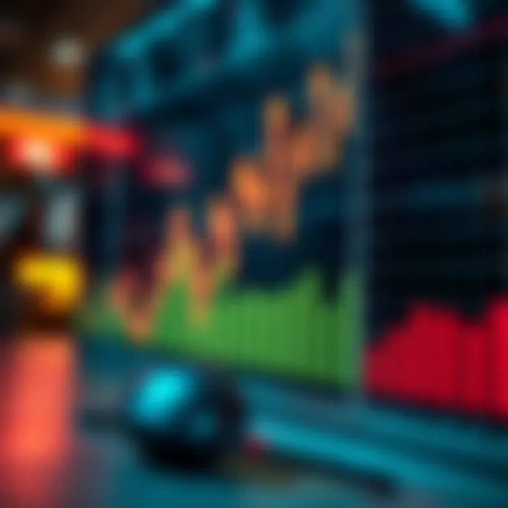 Market behavior represented through statistical analysis