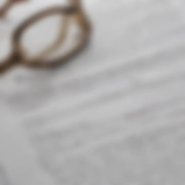 A close-up of a contract with investment terms and conditions