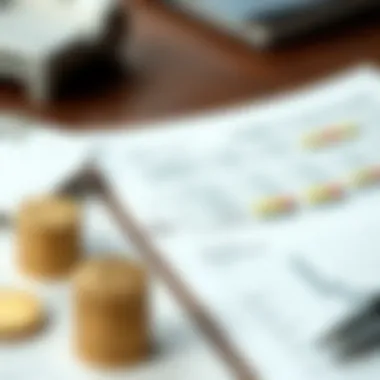 Diagram linking ledger accounts with financial statements and their significance