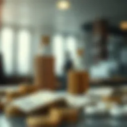 Conceptual depiction of leverage in finance