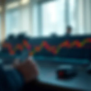 A graphical representation of trading strategies involving limit and market orders.