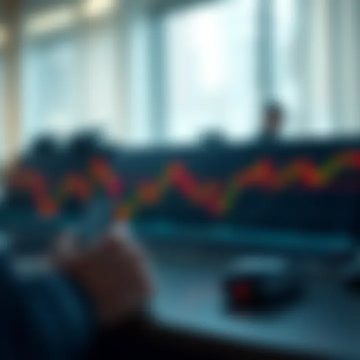 A graphical representation of trading strategies involving limit and market orders.