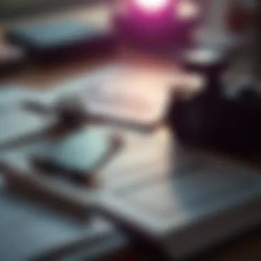 Components of a media kit highlighted