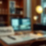 Visual representation of a media kit layout