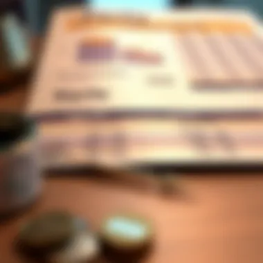 Illustration showcasing the equity section of a balance sheet