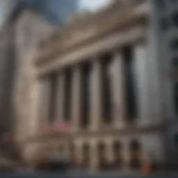 View of the New York Stock Exchange building